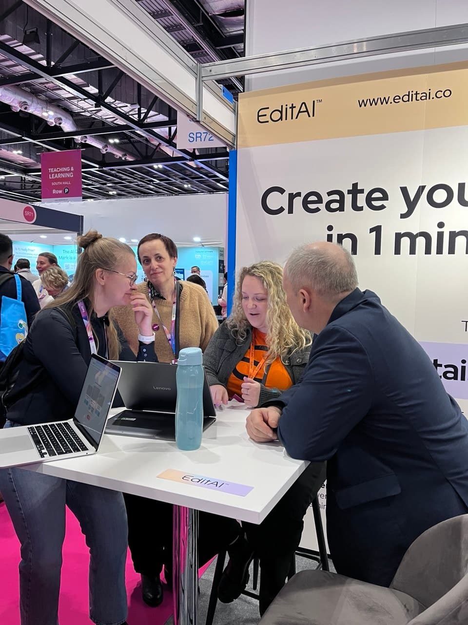 Live demo at our stand - EdTech expo